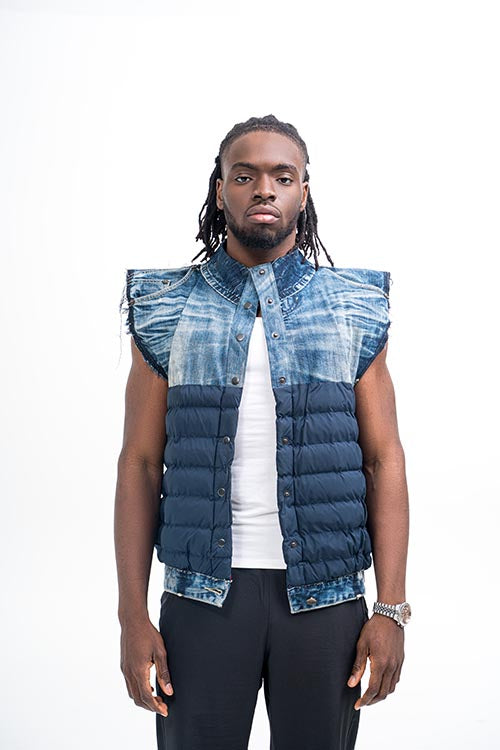 Bank Gilet - Evisu Denim Jean