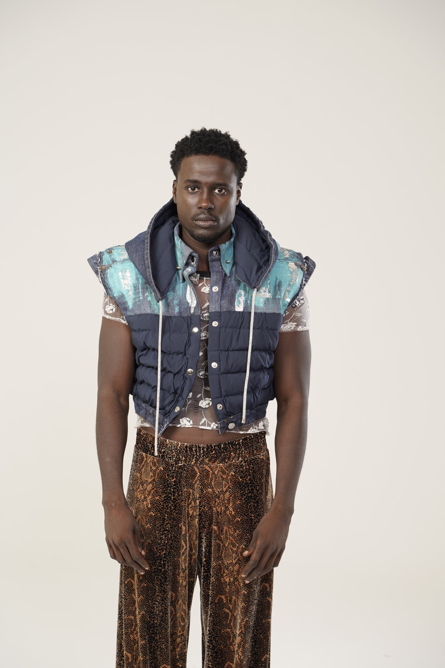 Silvertown-Evisu Gilet - Reworked Vintage Evisu Jeans