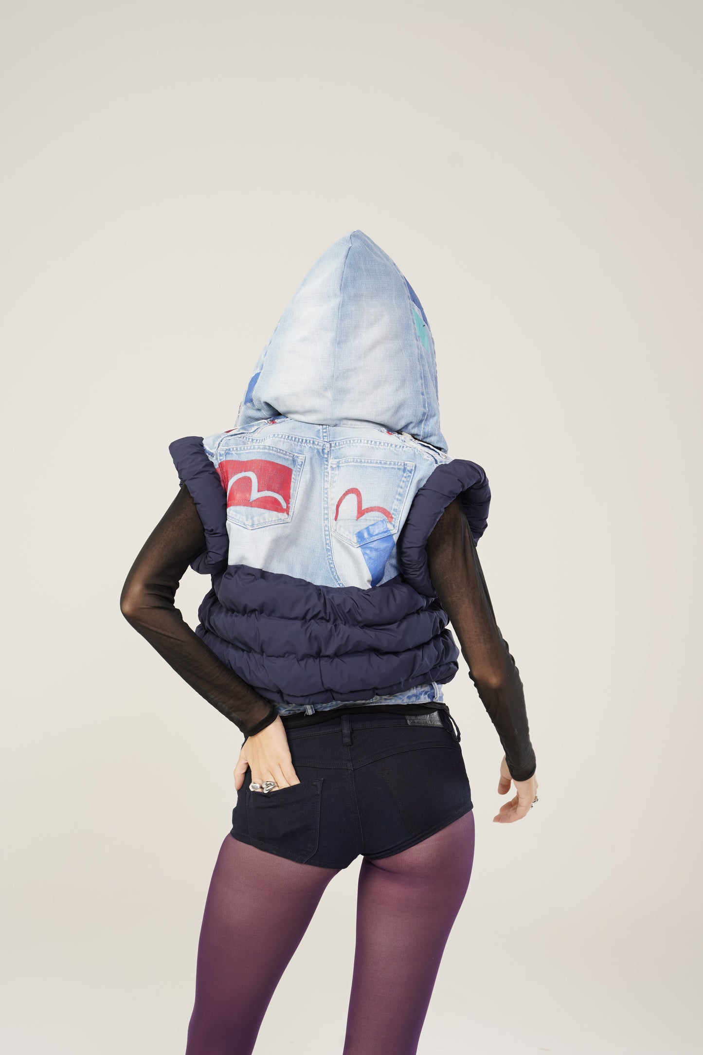 Euston-Evisu Gilet - Unique Hooded Gilet