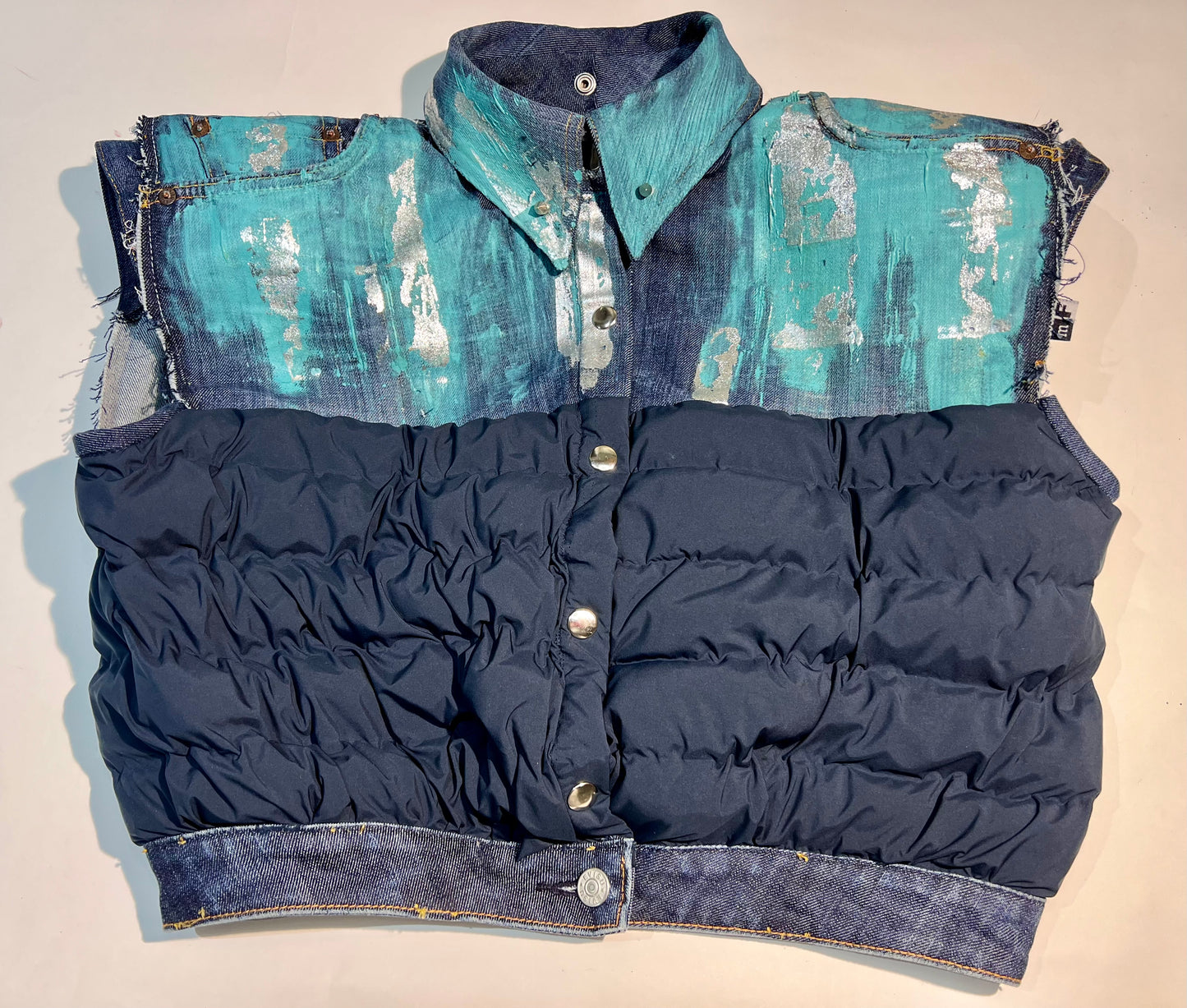 Silvertown-Evisu Gilet - Reworked Vintage Evisu Jeans