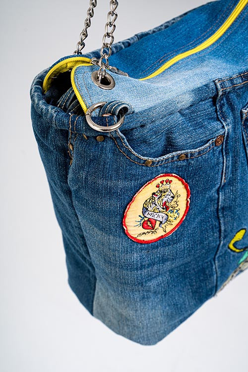 Jubilee Hearts Denim Bag