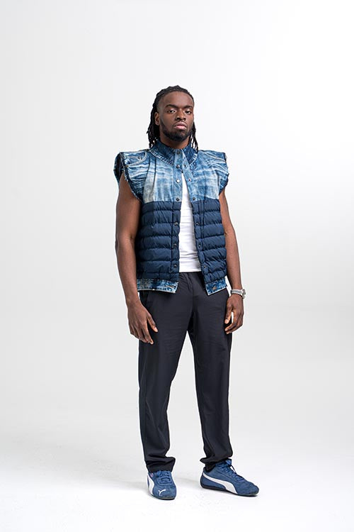 Bank Gilet - Evisu Denim Jean