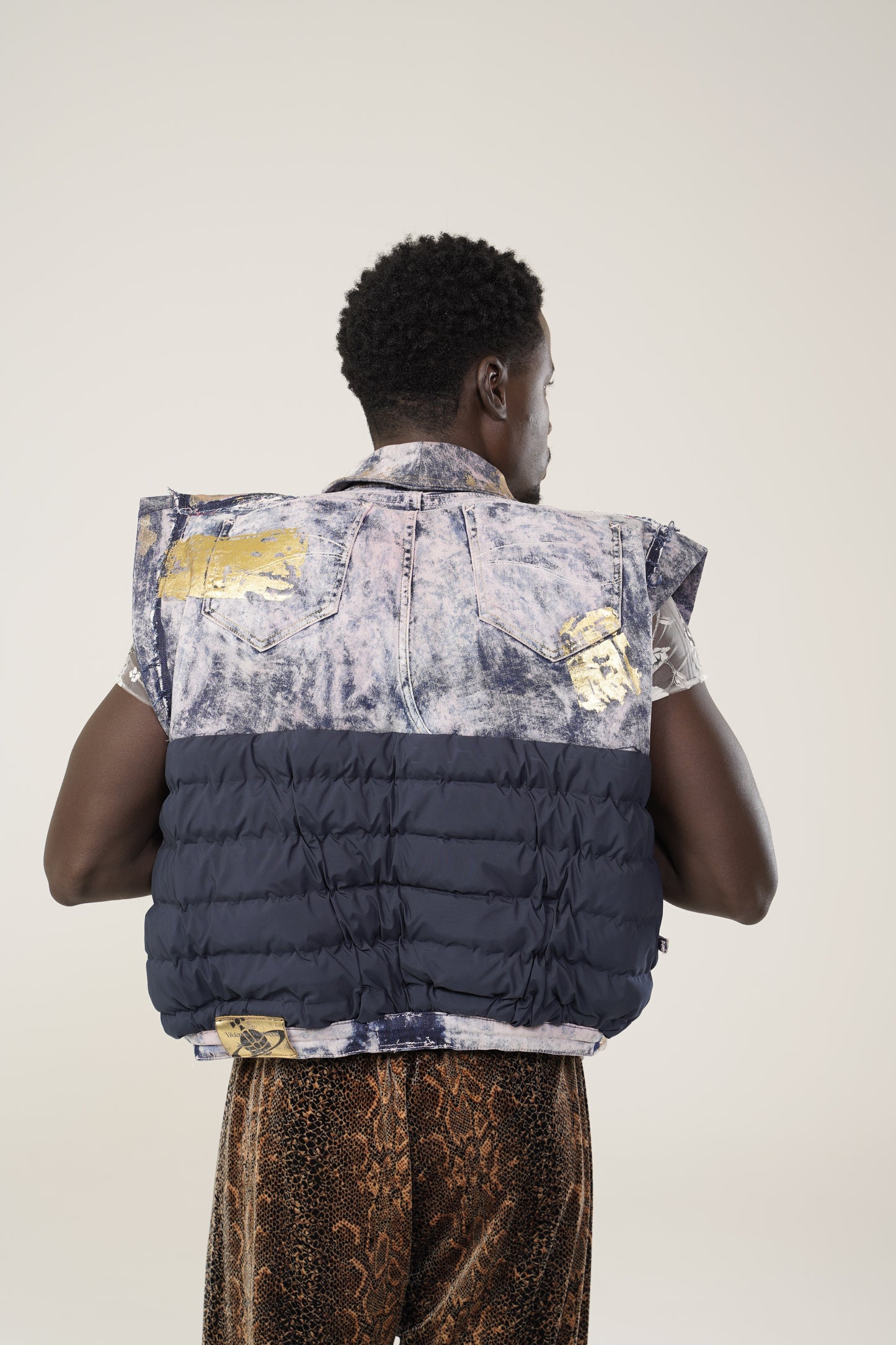 Bond Street Gilet - Reworked Vivienne Westwood Jeans