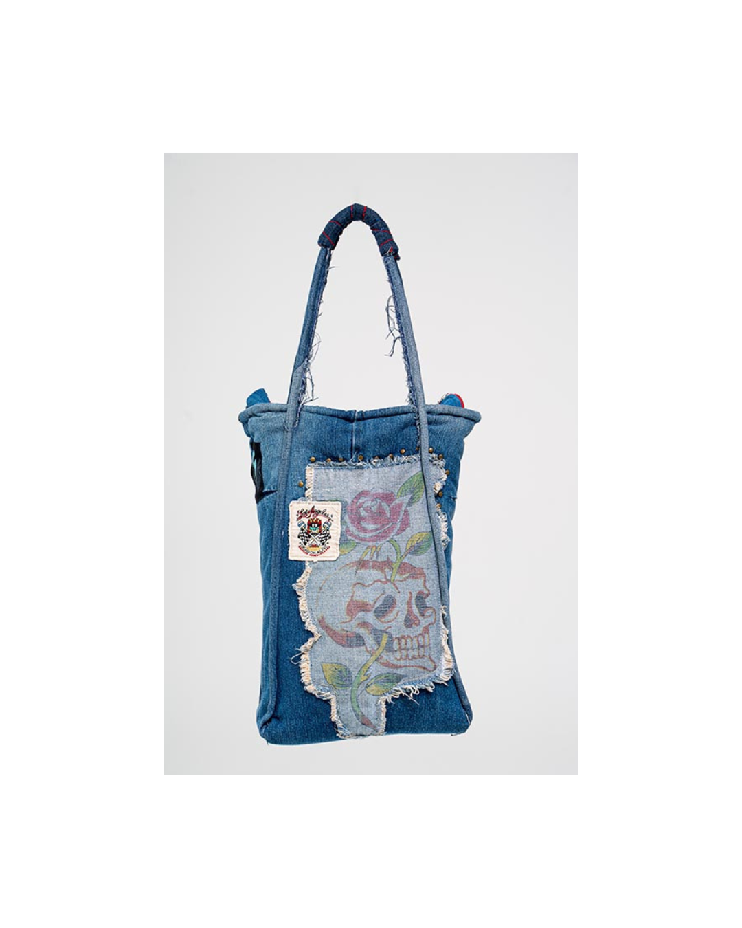 Midnight Victoria 001  Large Denim Bag